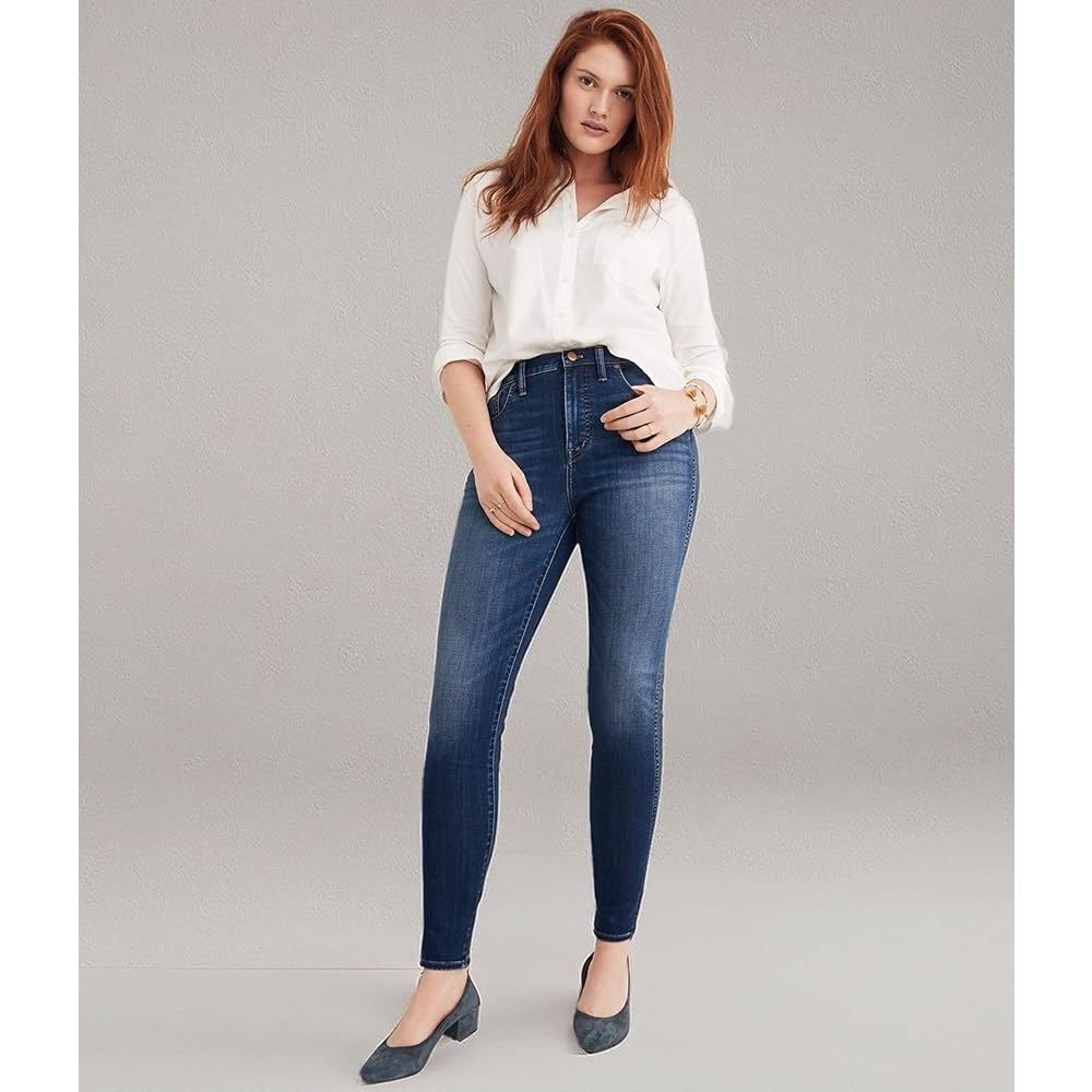 MADEWELL Women’s Medium Wash 10” High-Rise Skinny Jeans Size 33